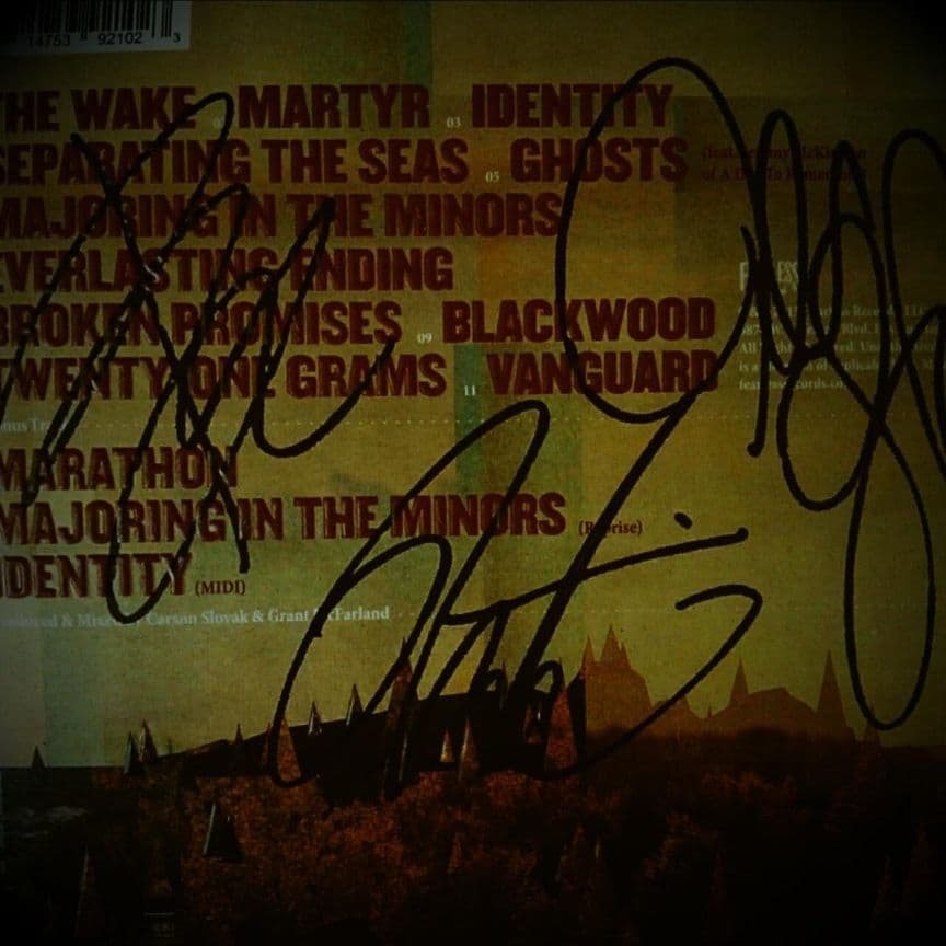 August Burns Red CD 限定盤 サイン ABR