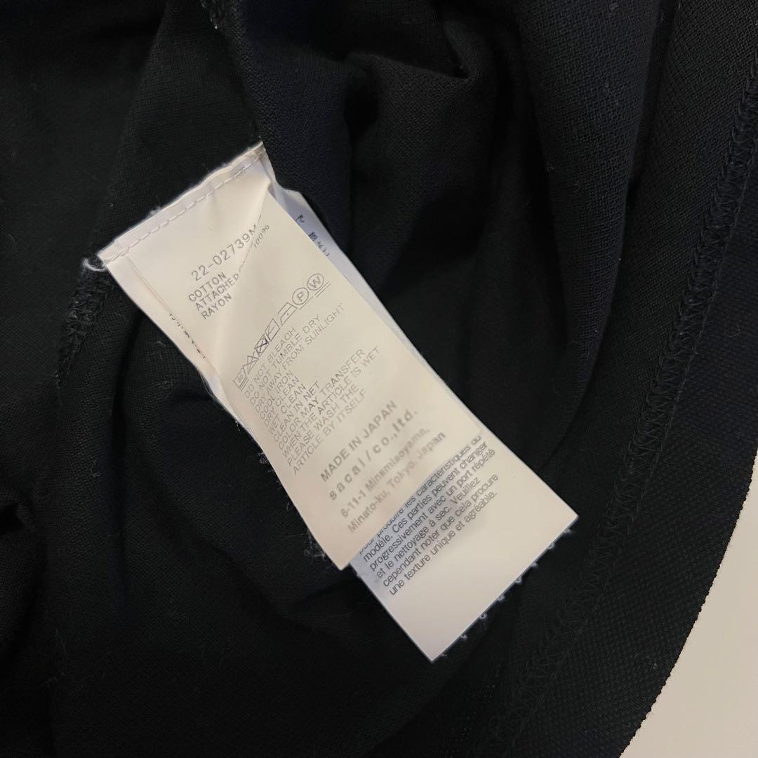 sacai 2021SS Cotton Jersey Pullover Tシャツ