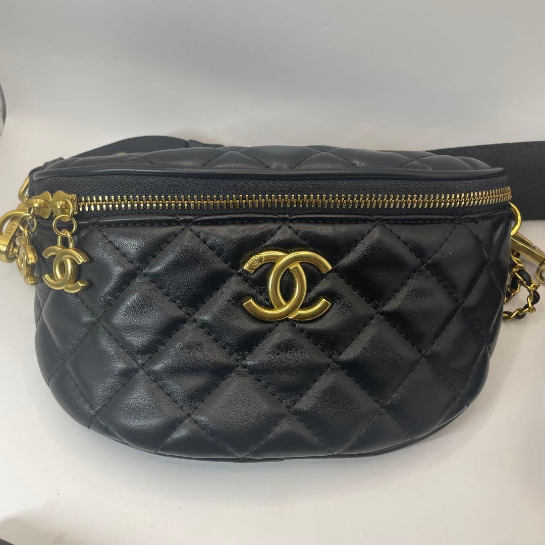 M*o様 新品未使用品♡CHANEL ノベルティ　キルティング チェーン　ボディ