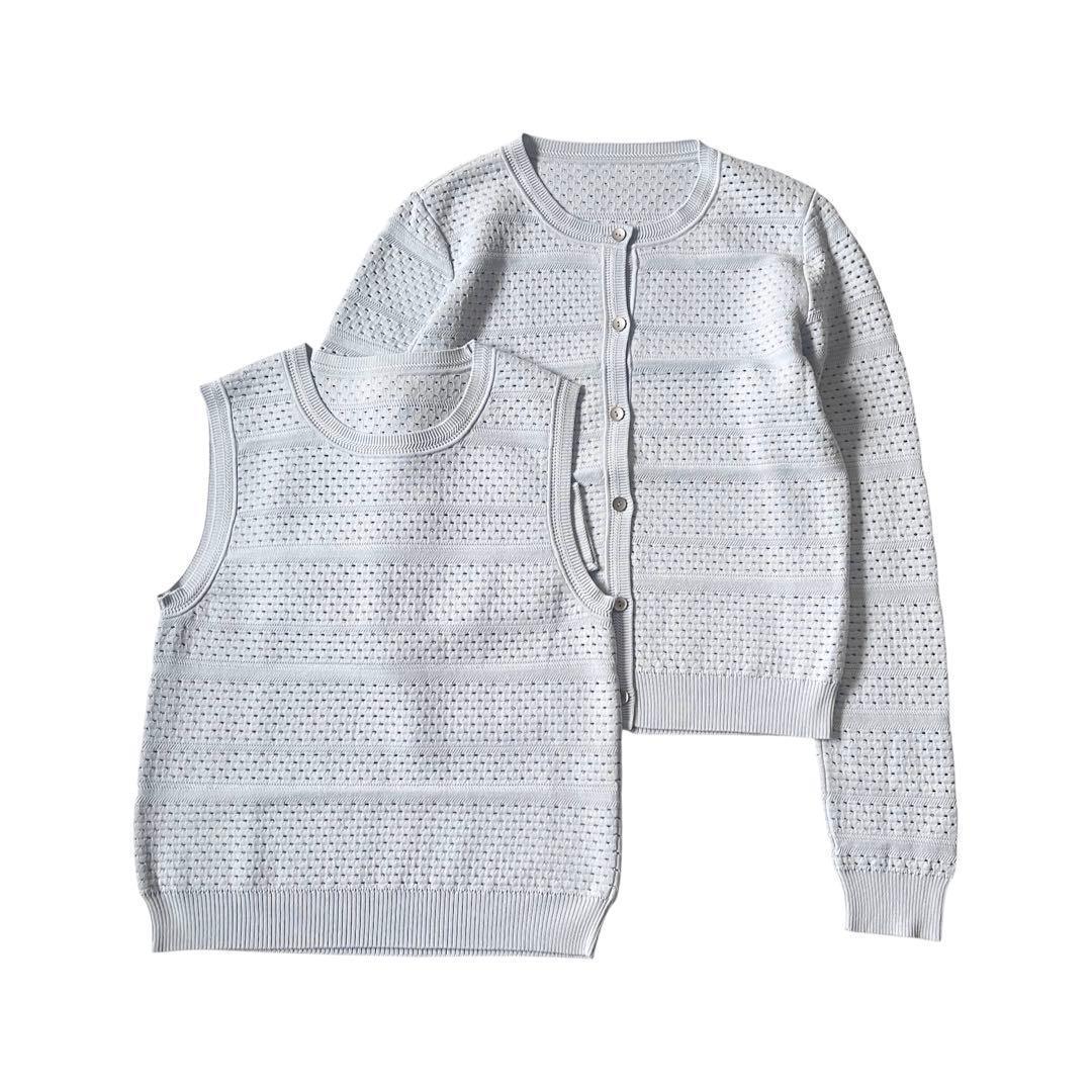 FOXEY Twin Knit Aria ツインニット アンサンブル 40