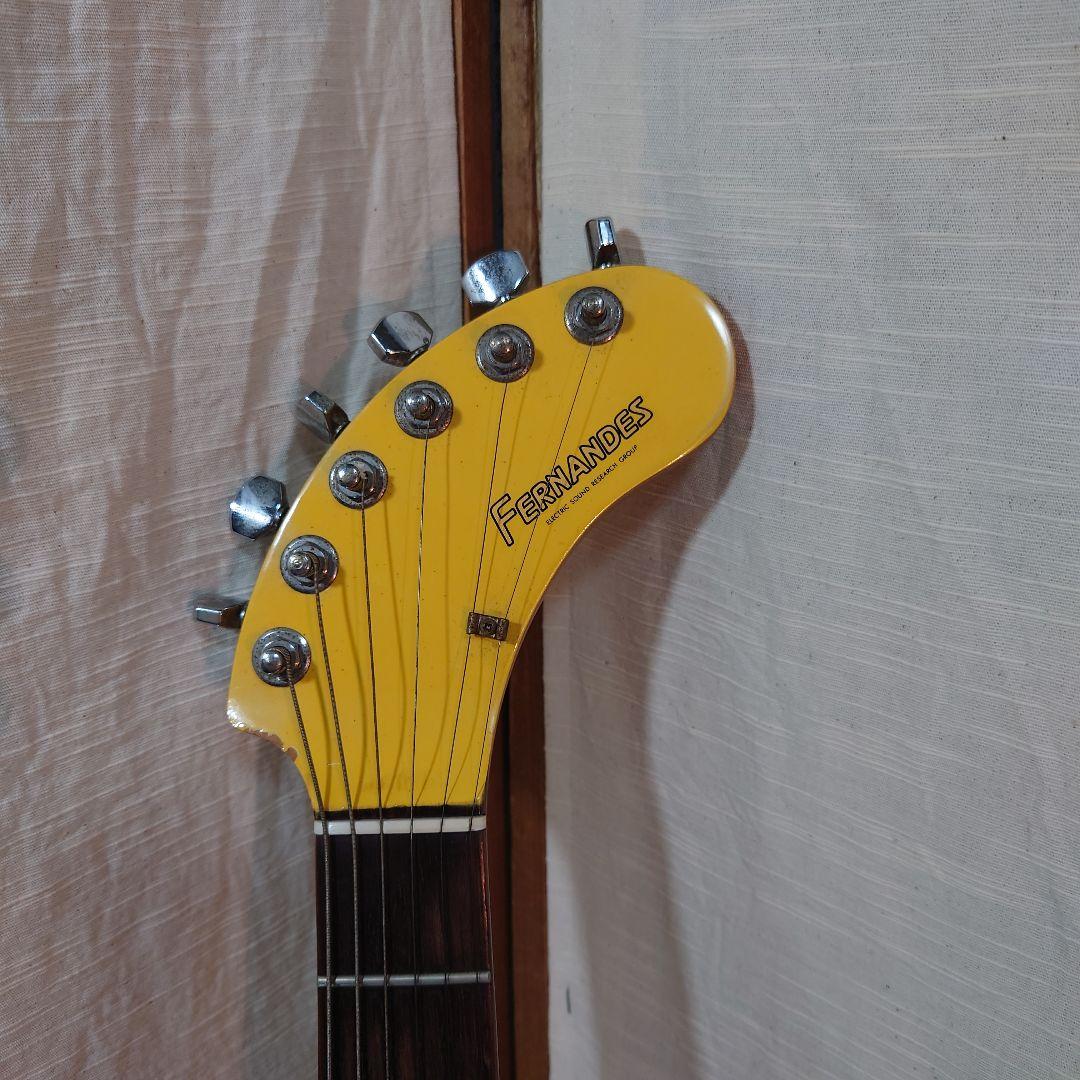 FERNANDES ZO-3 アンプ内蔵ミニギター イエロー 動作確認済み
