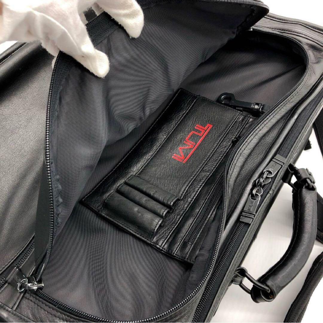 【TUMI】ショルダーバッグ 2wayバック レザー ☆ブラック☆