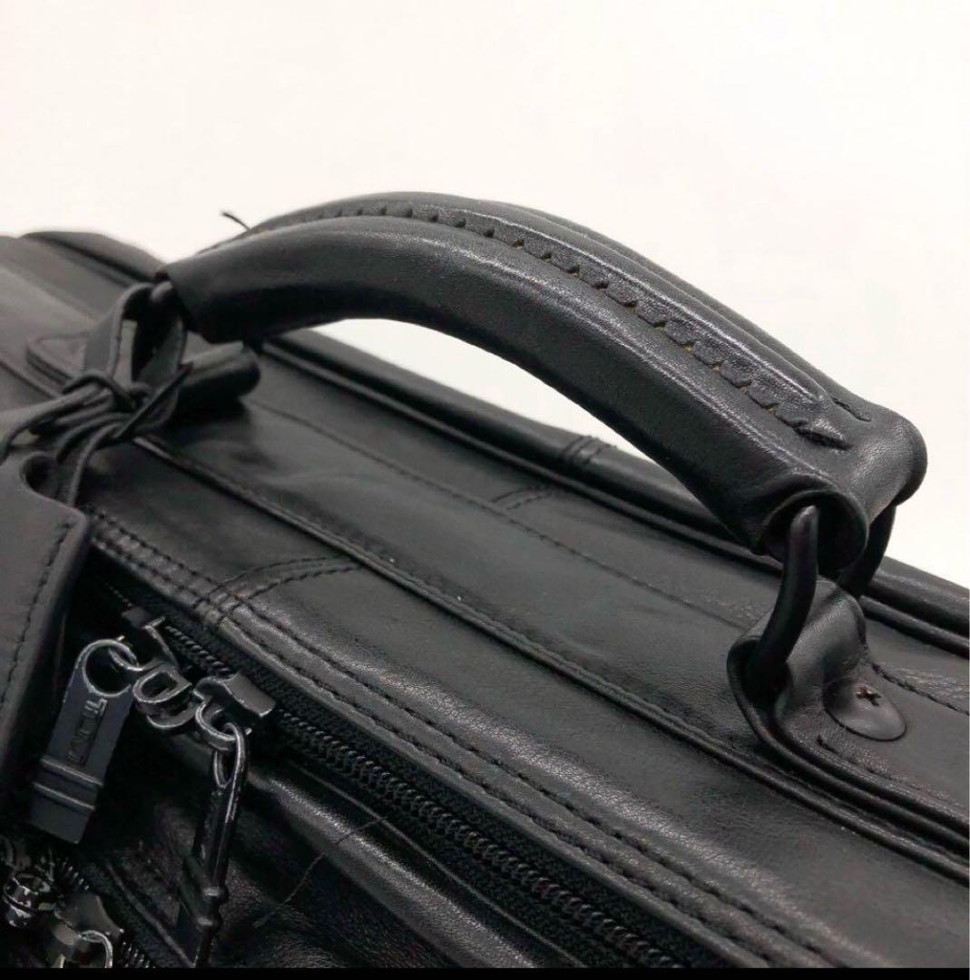 【TUMI】ショルダーバッグ 2wayバック レザー ☆ブラック☆