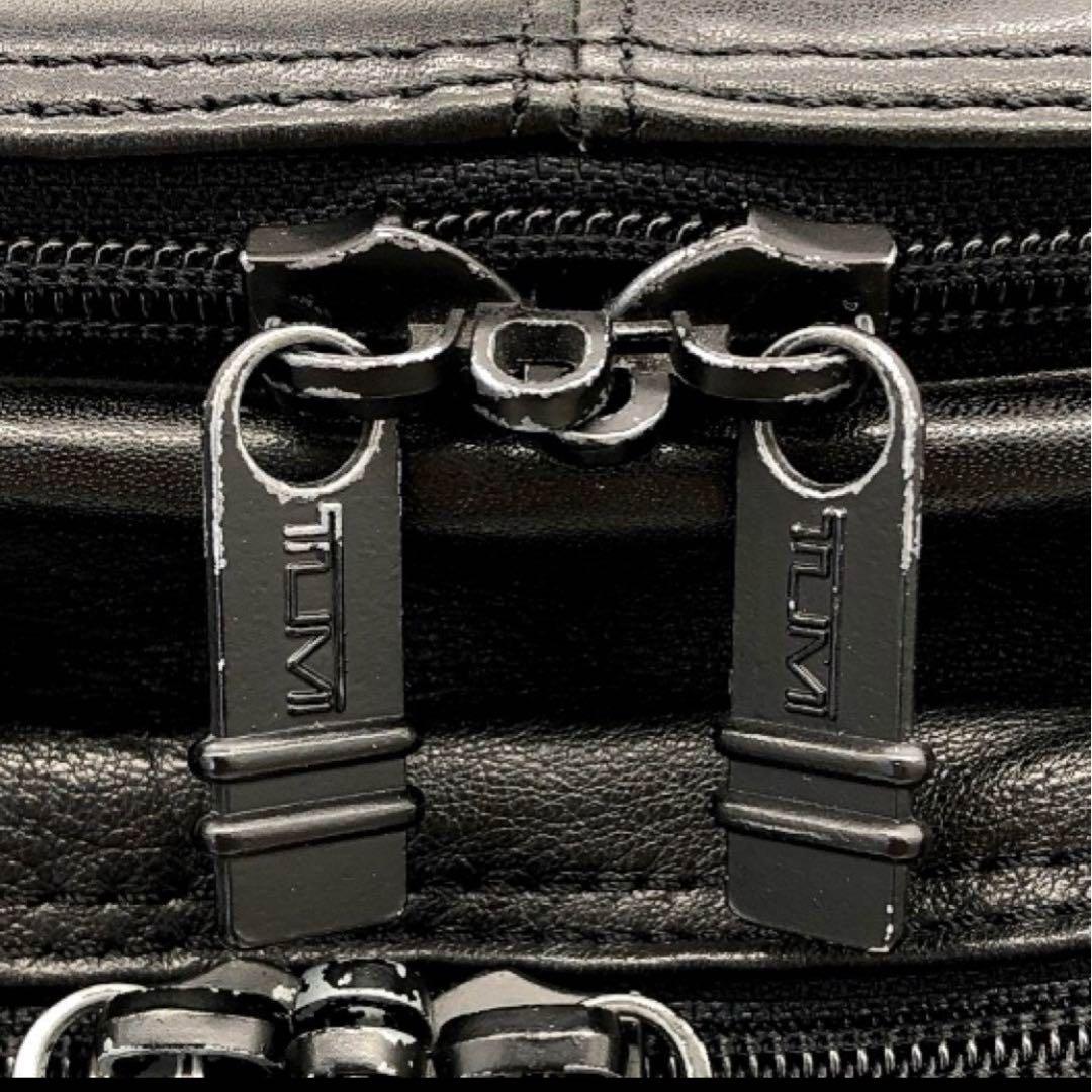 【TUMI】ショルダーバッグ 2wayバック レザー ☆ブラック☆