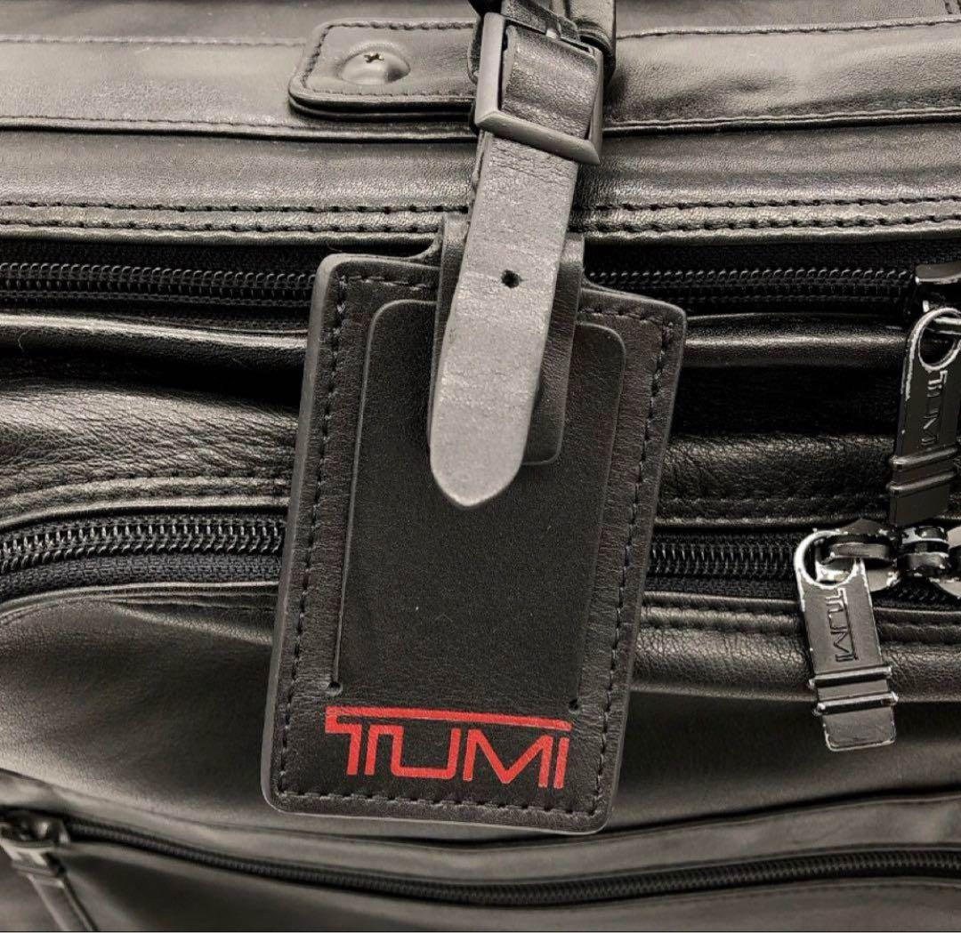 【TUMI】ショルダーバッグ 2wayバック レザー ☆ブラック☆