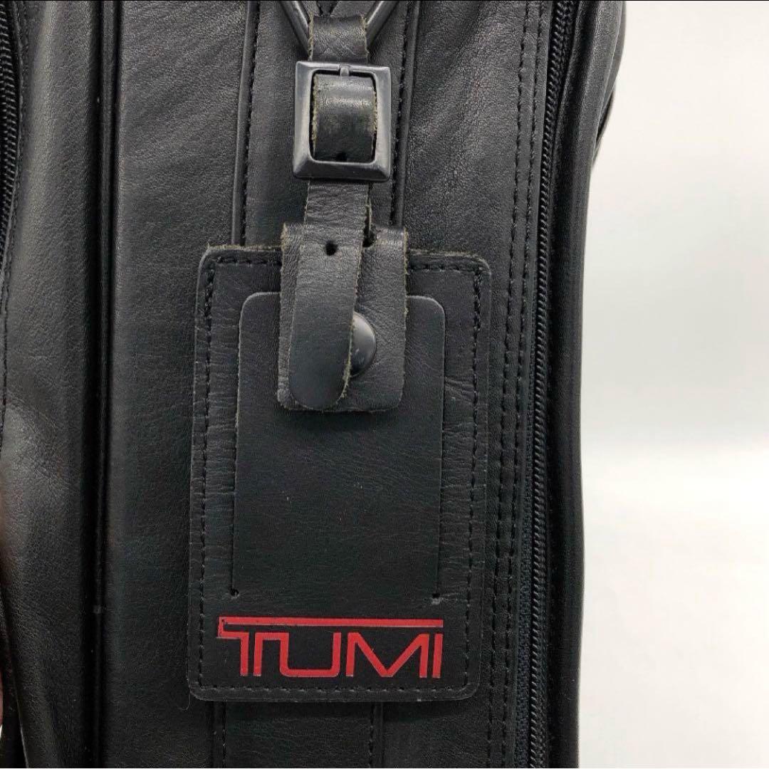 【TUMI】ショルダーバッグ 2wayバック レザー ☆ブラック☆