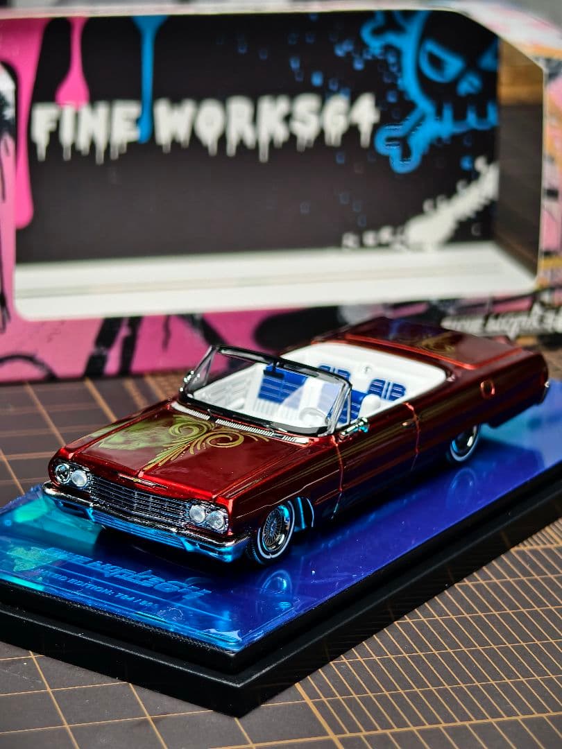 ミニカー FINE WORKS 64 1/64 Lowrider Convertible