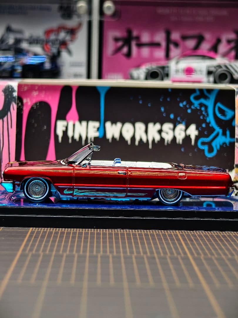 ミニカー FINE WORKS 64 1/64 Lowrider Convertible