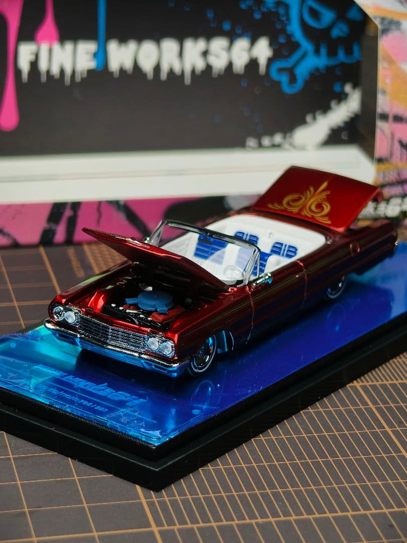 ミニカー FINE WORKS 64 1/64 Lowrider Convertible