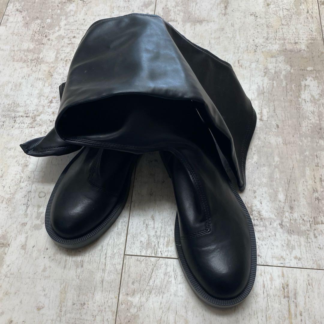 新品大きいサイズ　ZARA ザラ ストレッチニーハイブーツ 40