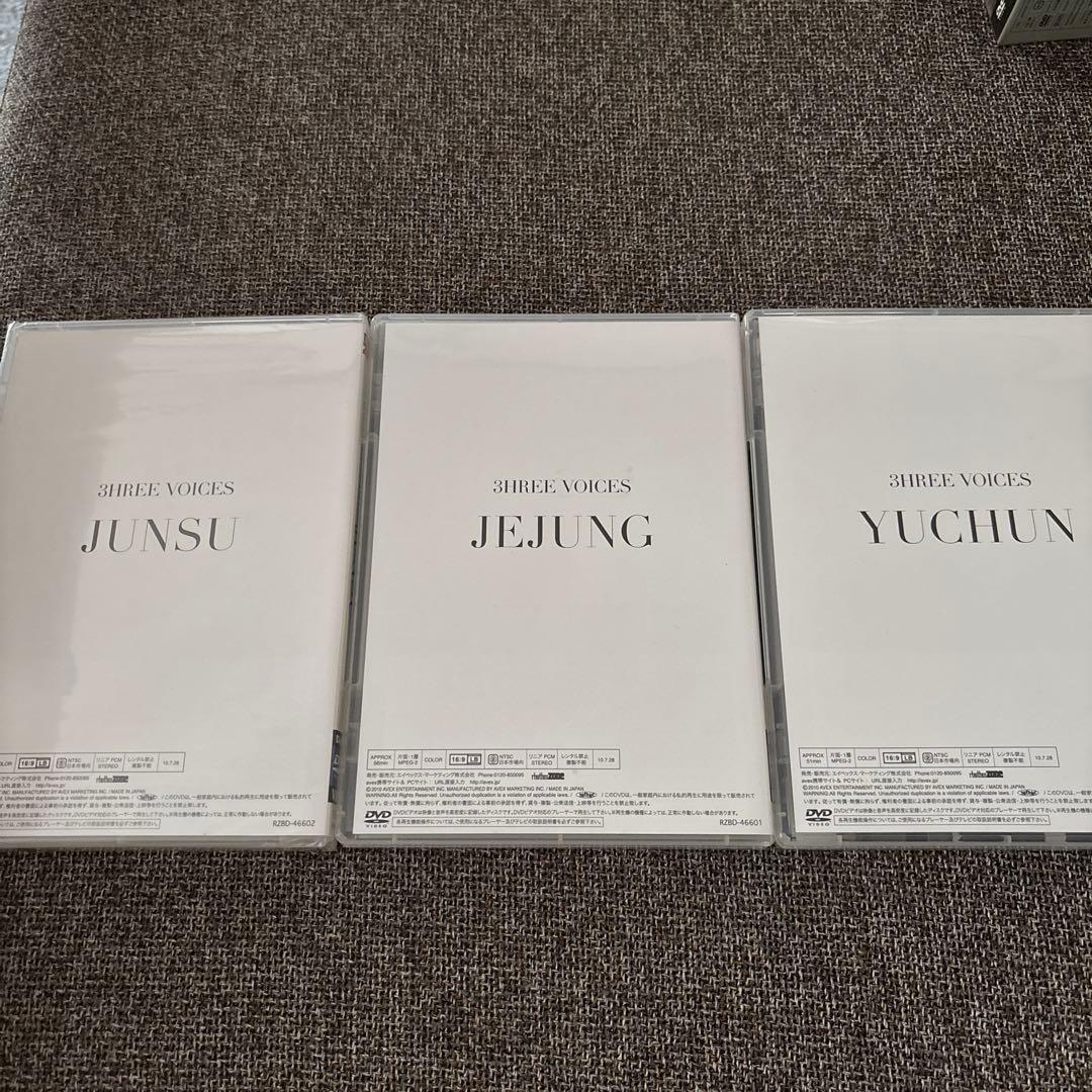 JUNSU/JEJUNG/YUCHUN/3HREE VOICES〈4枚組〉