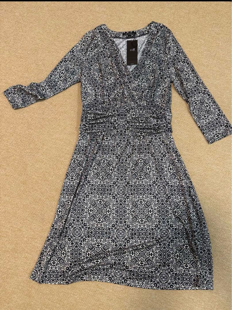 【定価】30450円　❤️新品❤️23区 カシュクールワンピース サイズ40