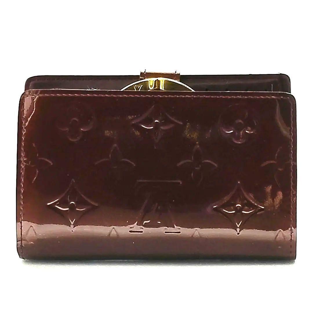 【美品・箱付き】ルイヴィトン ポルトフォイユ ヴィエノワ ヴェルニ 二つ折り