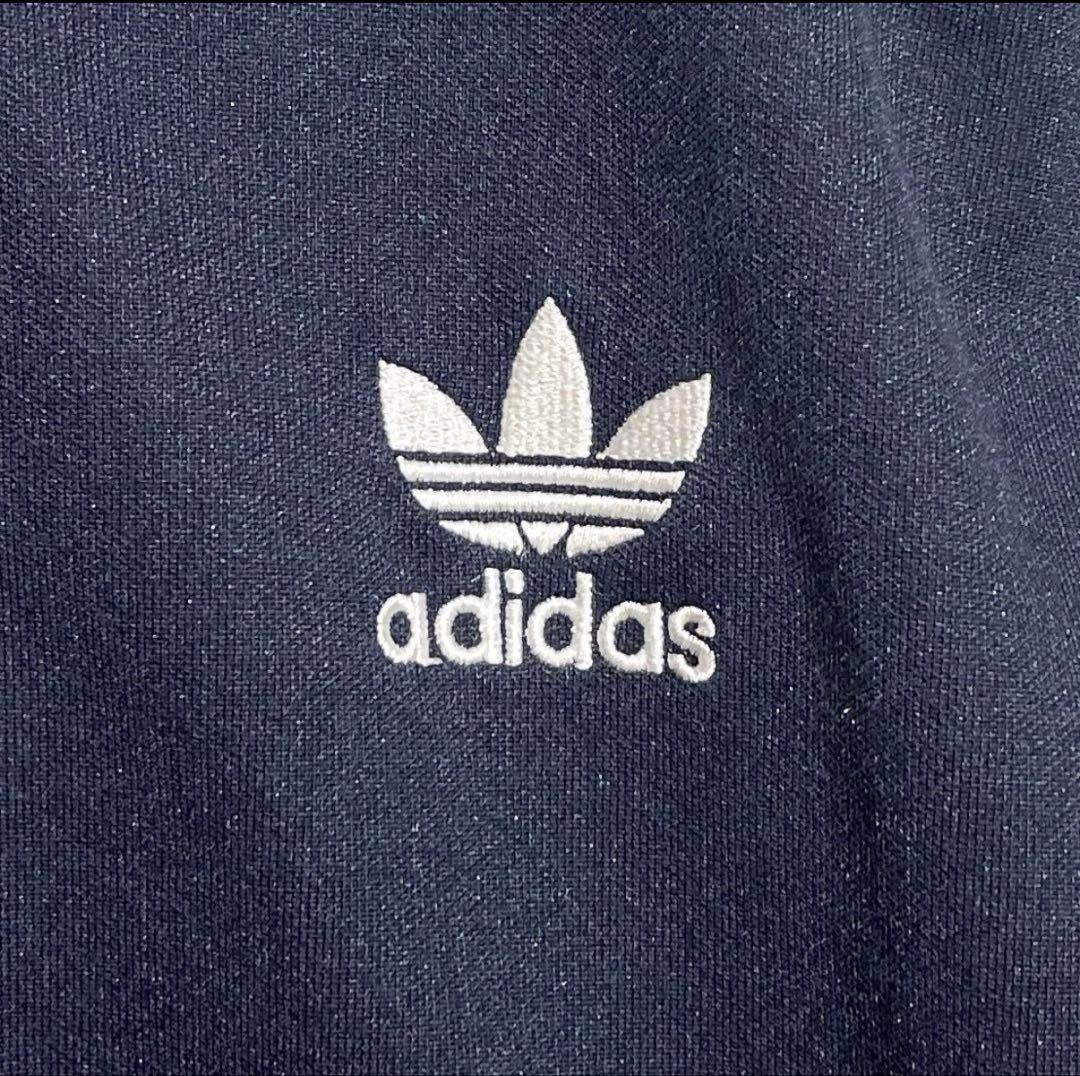 【希少】adidas トラックジャケット トレフォイル M ネイビー TJ78