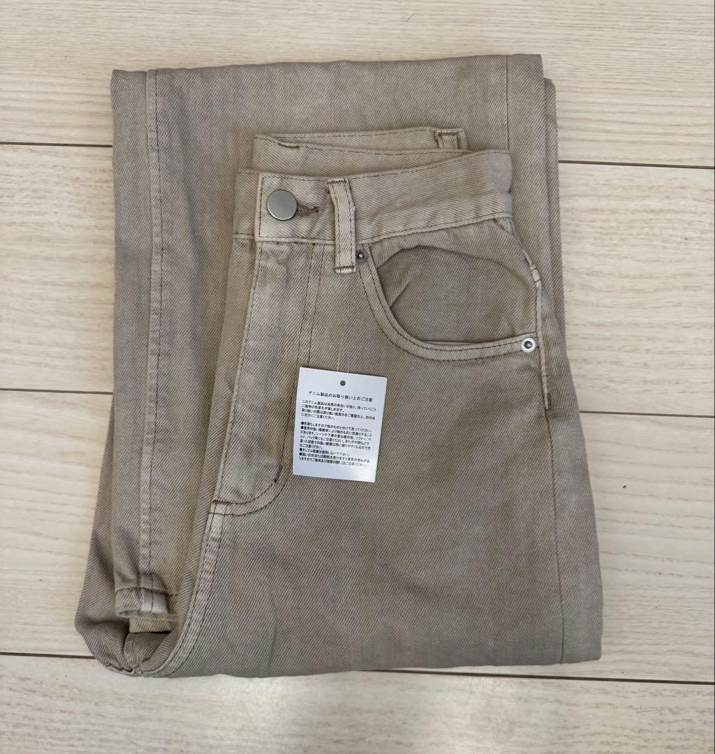 TWW デニム　gray beige 2XS