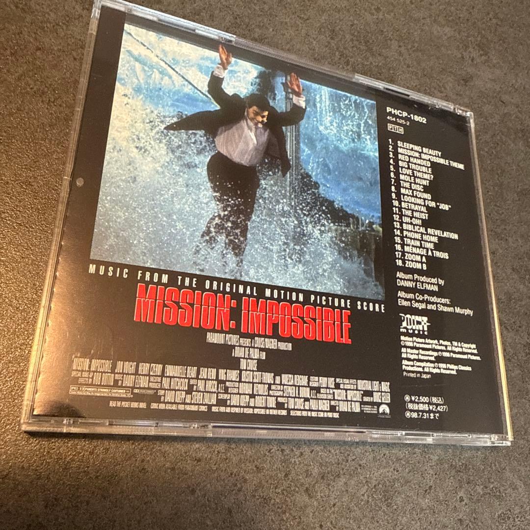 廃盤サントラCD「ミッション・インポッシブル」スコア版　国内盤　帯付き