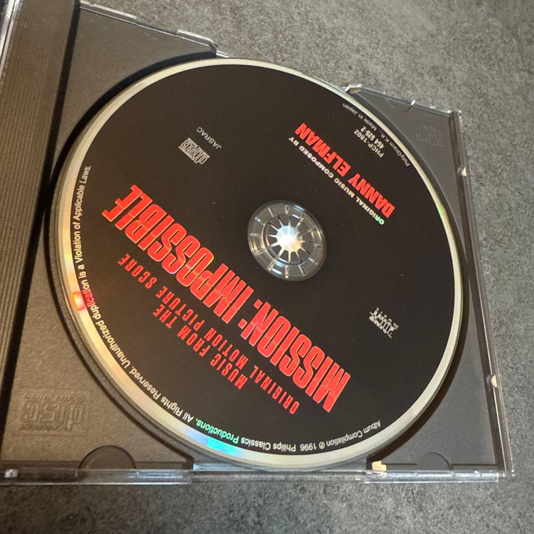 廃盤サントラCD「ミッション・インポッシブル」スコア版　国内盤　帯付き