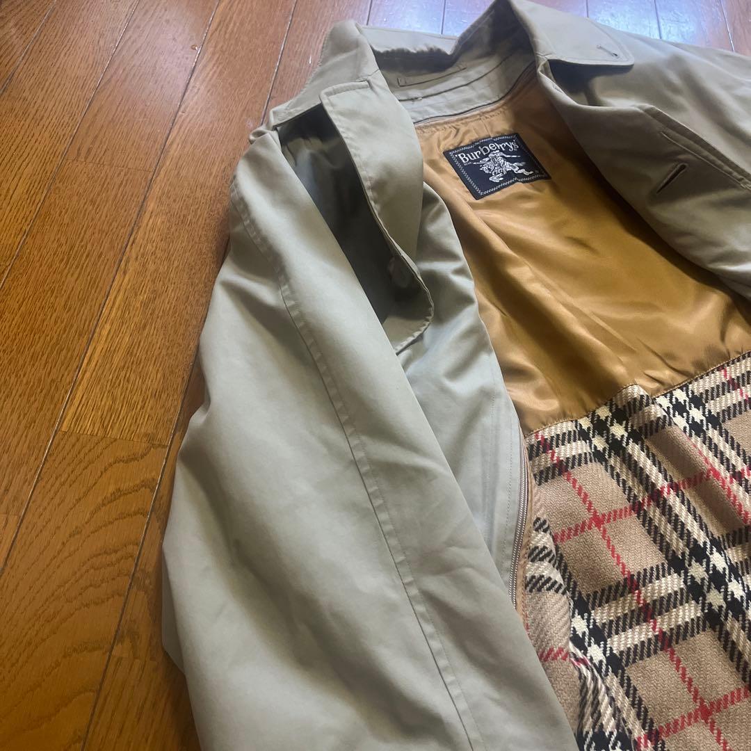 Burberry's バーバリー ステンカラーコート ノバチェック ライナー付き