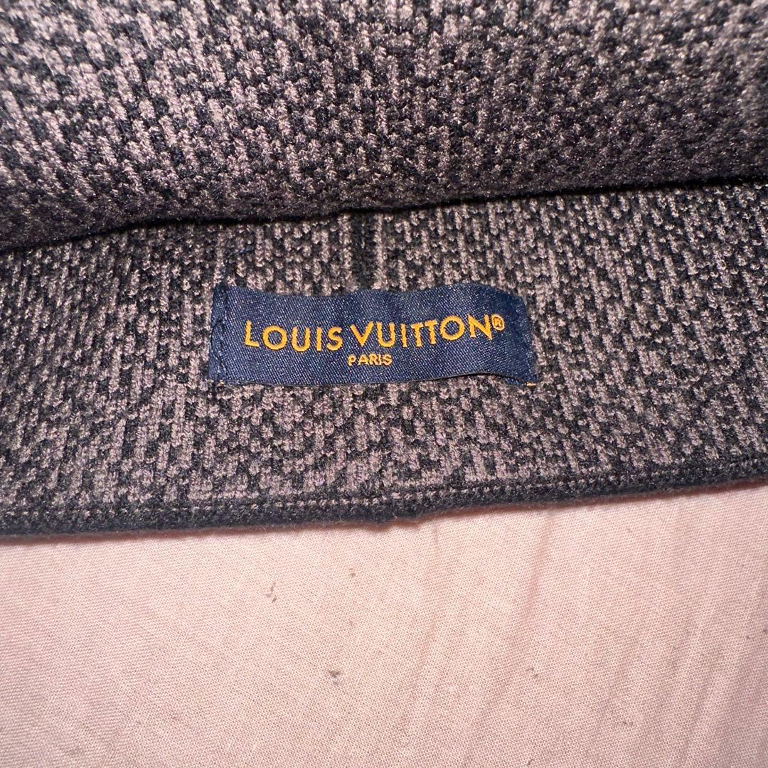LOUIS VUITTON ニット帽 ブラック/ブルー