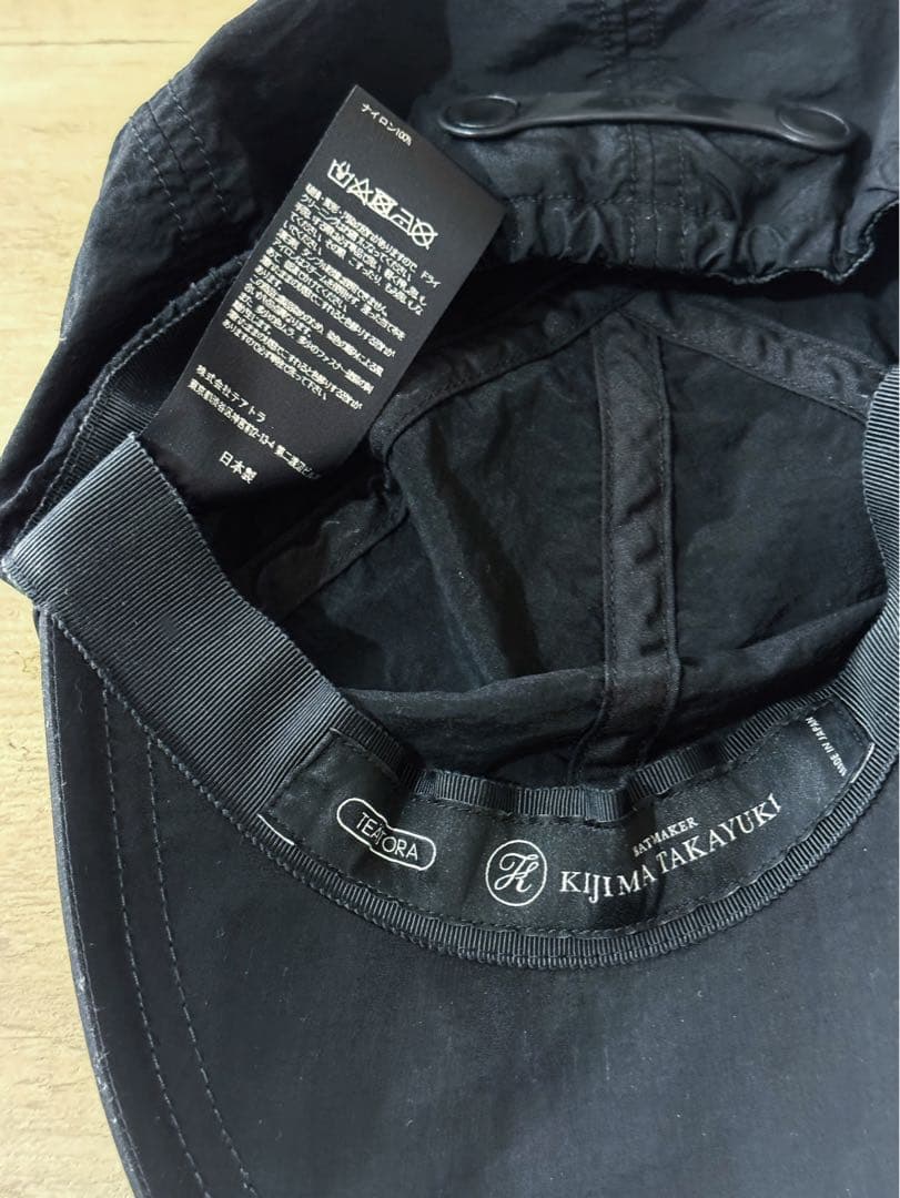 TEATORA KIJIMATAKAYUKI CAP black 希少　美品