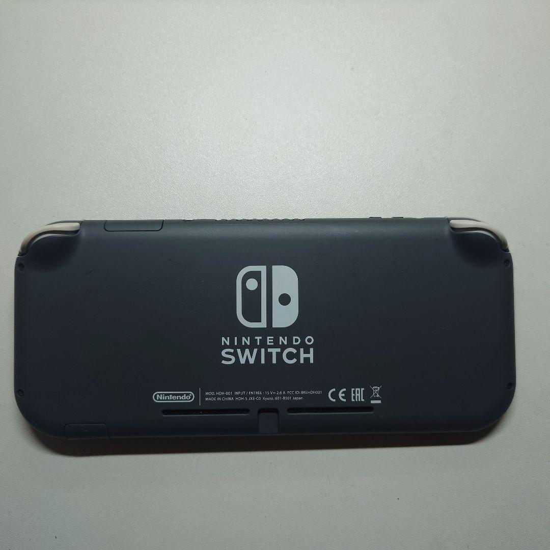 Nintendo Switch Lite グレー 中古 箱無し ケース付き