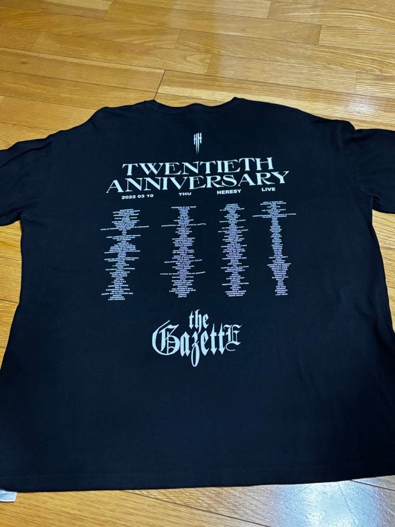 the GazettE Tシャツ　20th