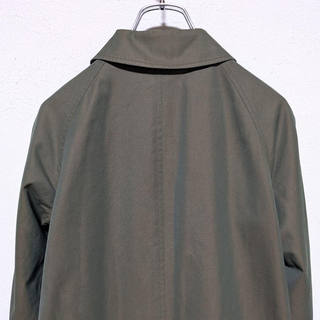 美品 80～90s バーバリー ステンカラーコート レディース 白タグ 玉虫15