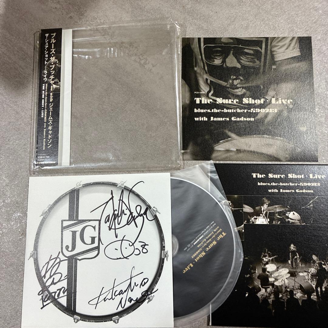 直筆サイン The Sure Shot: Live James Gadsden