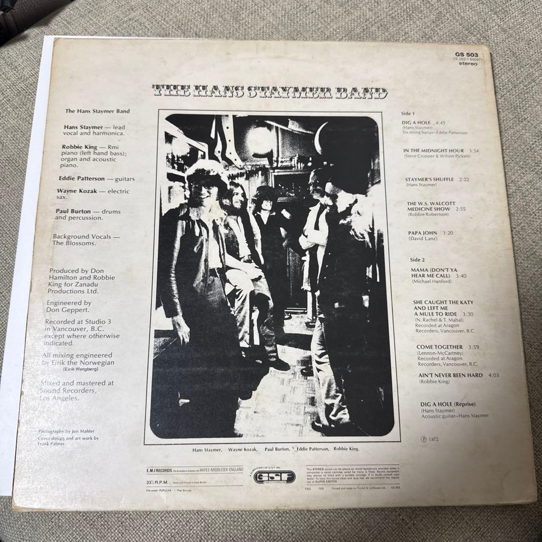 洋楽 Hans Staymer Band / Same