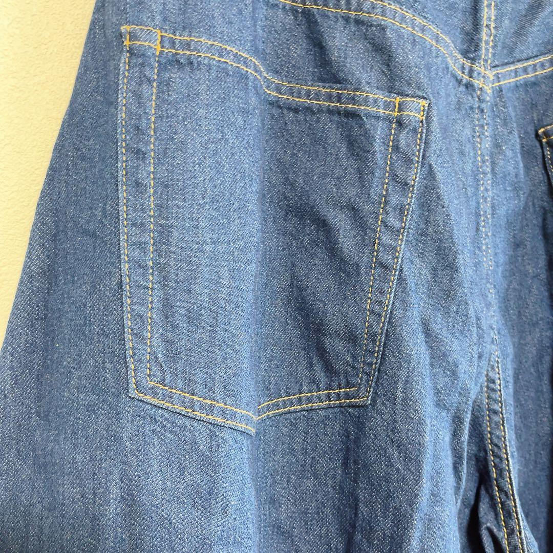 タグ付き未使用 Johnbull ジョンブル ビッグジーンズ ブルー サイズL