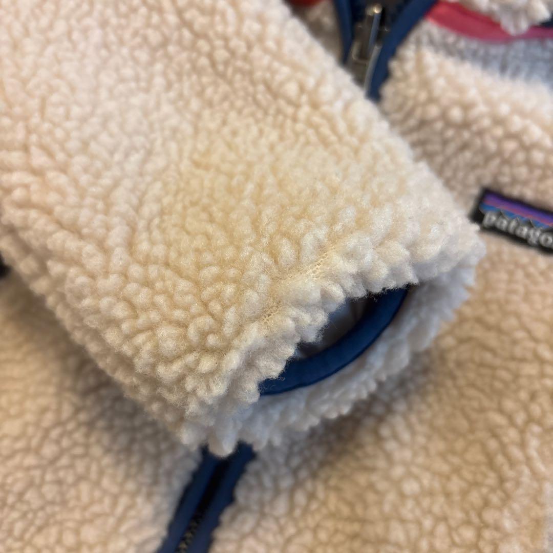 【美品】patagonia :リバーシブル取り外しフード付きジャケット 2T