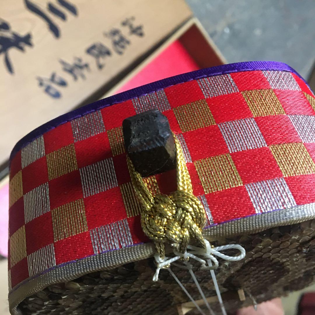 沖縄製 三味線 本体 ヘビの皮