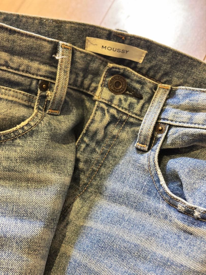 moussy MVSフレアデニム 25inch