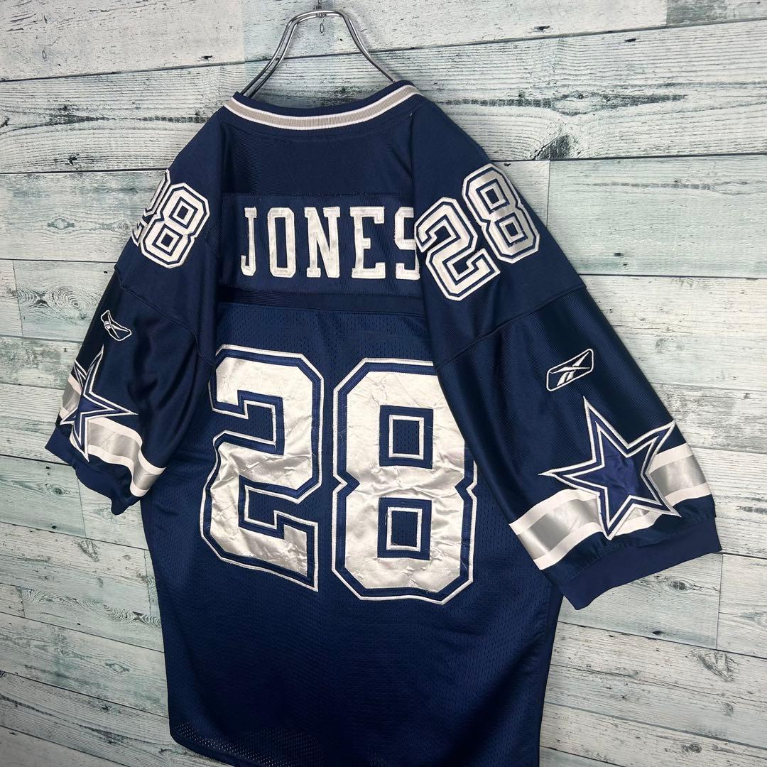 リーボック NFL 全刺繍 カウボーイズ アメフトゲームシャツ 2XL 5515