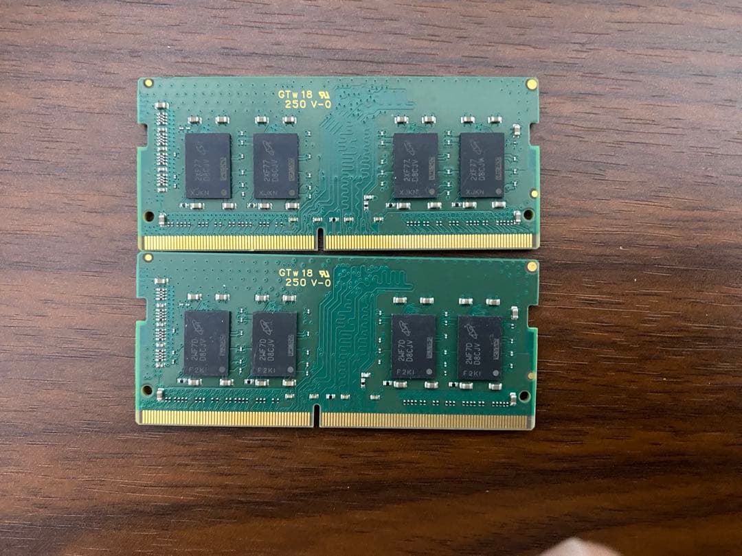 Crucial 16GB DDR4-3200 SODIMM 2枚セット ノート用