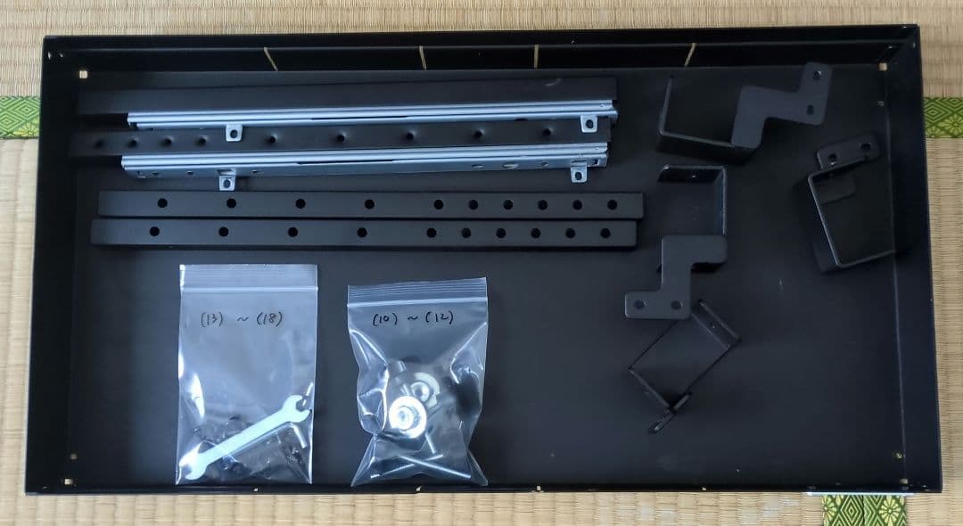 Bauhutte 後付け 大型引き出し BHP-H60-BK ブラック