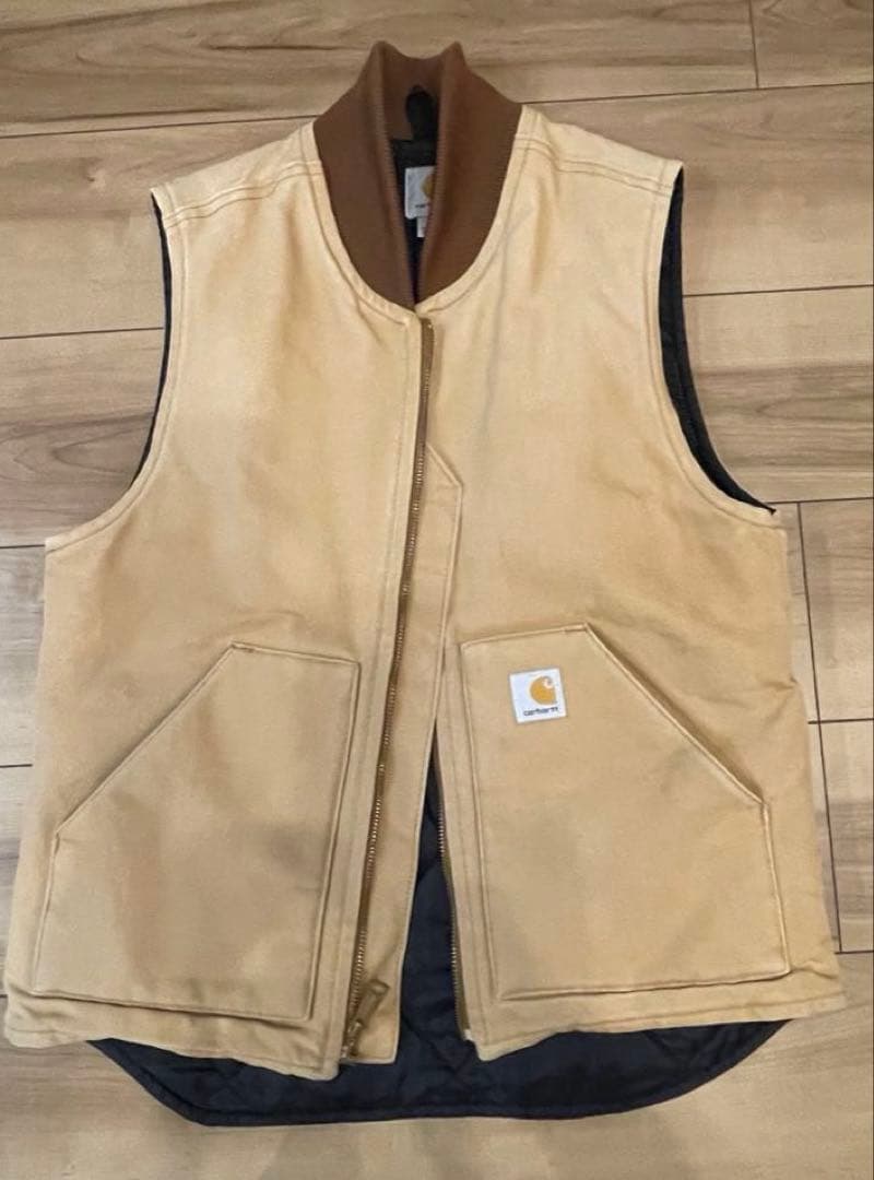 Carhart カーハート ダックベスト BRN サイズ S Regular