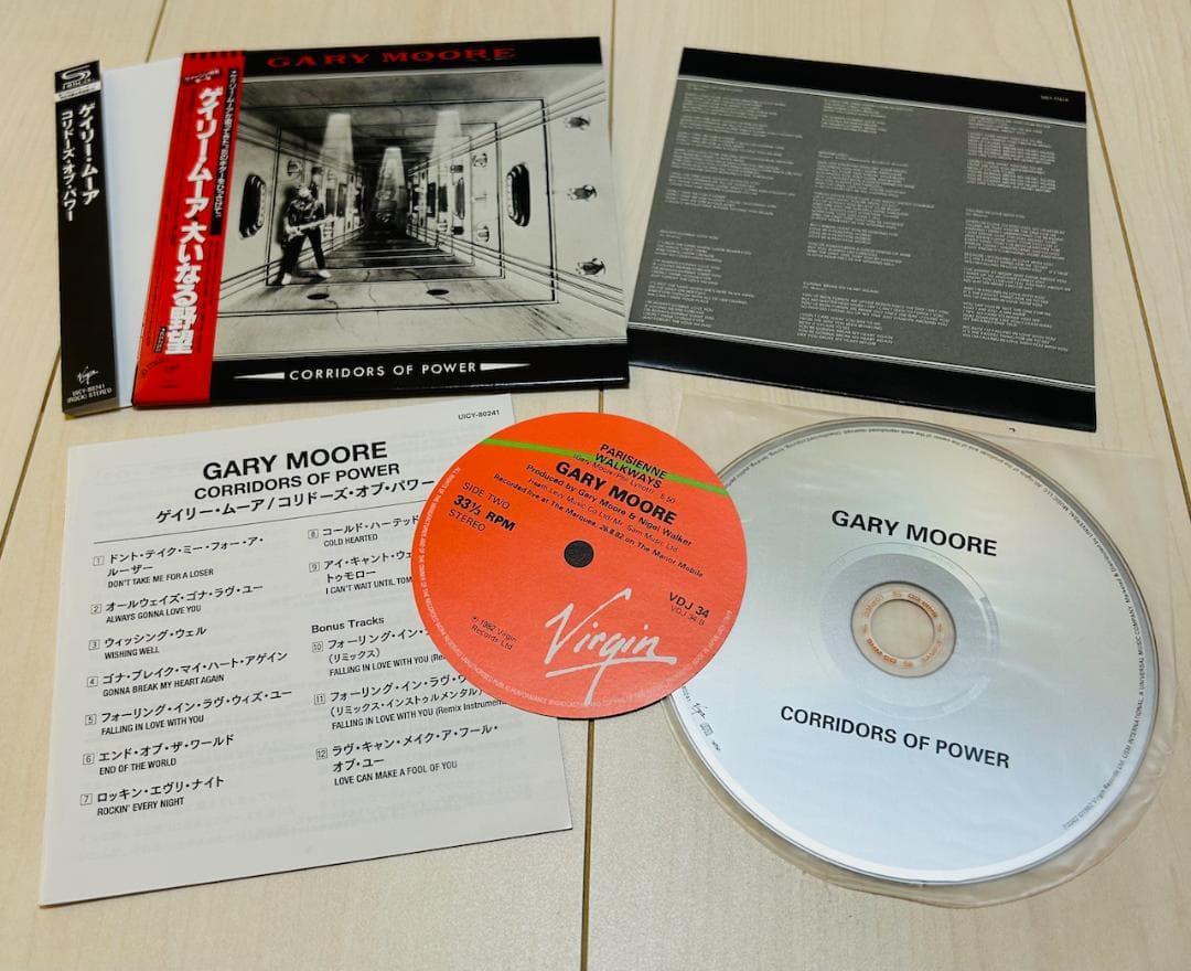 Gary Moore　ゲイリー・ムーア　紙ジャケ　９タイトル（見本盤）　セット