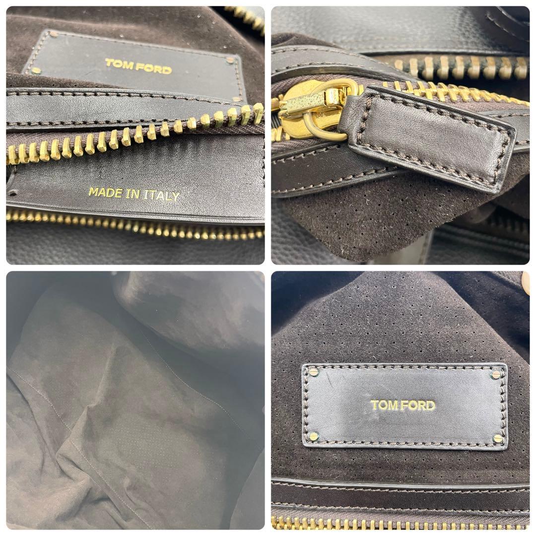【定価70万】TOM FORDバッグリー グレインレザーボストンバッグ 2way