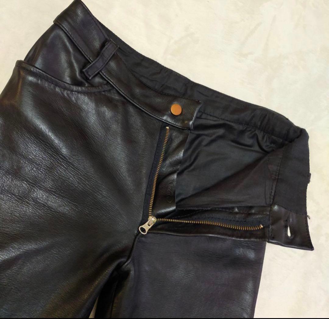 USA製　VANSON　W31　レザーパンツ　ライディングパンツ