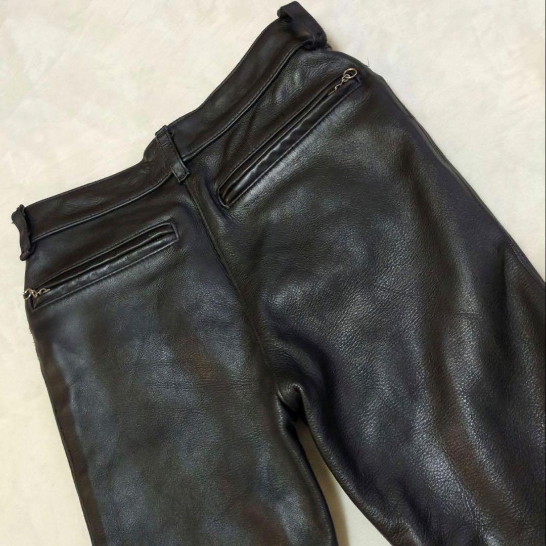 USA製　VANSON　W31　レザーパンツ　ライディングパンツ