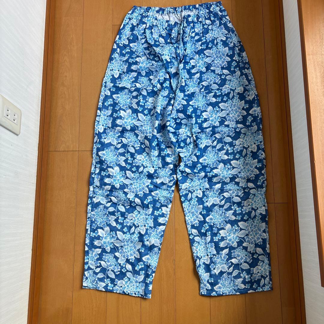 西川　ニシカワ　パジャマ　ガーゼ　未使用　ブルー　水色