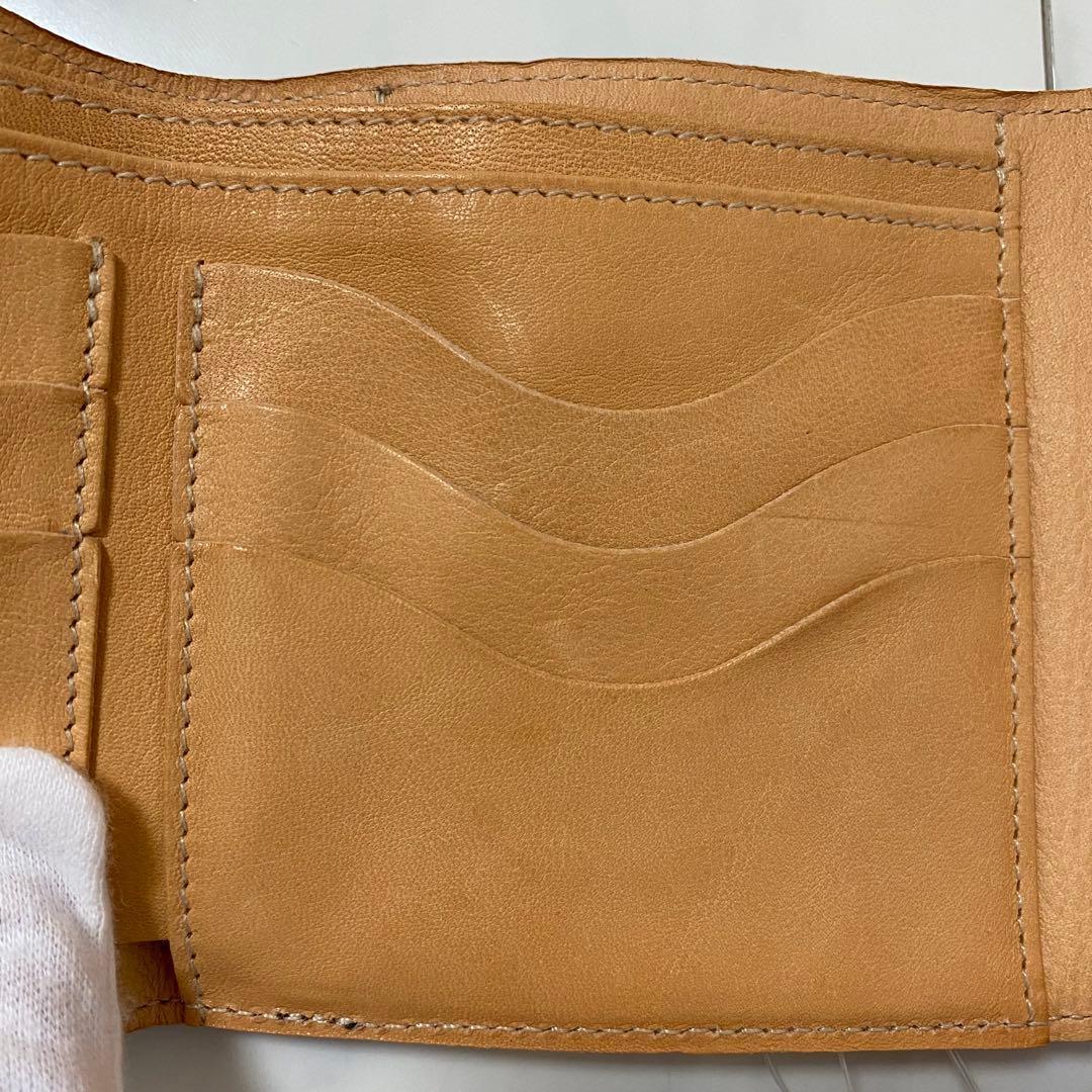 【新品未使用】IL BISONTE ラウンドファスナー 二つ折り財布 がま口