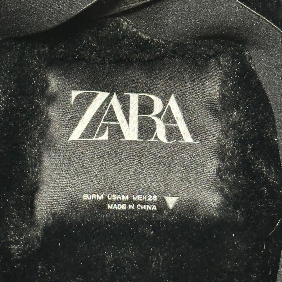 美品【ZARA】Winter parka モッズコート ファー フード Aライン