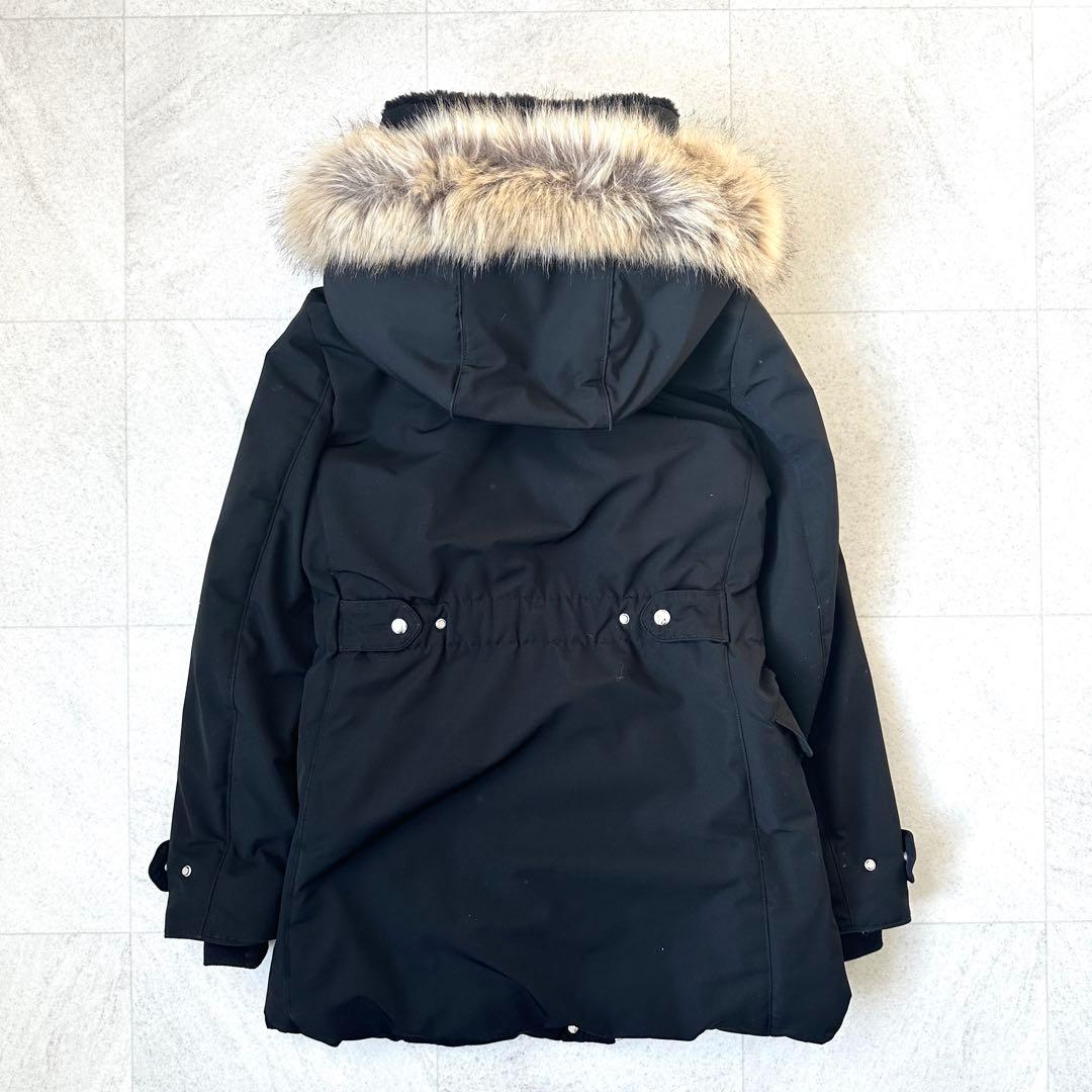 美品【ZARA】Winter parka モッズコート ファー フード Aライン