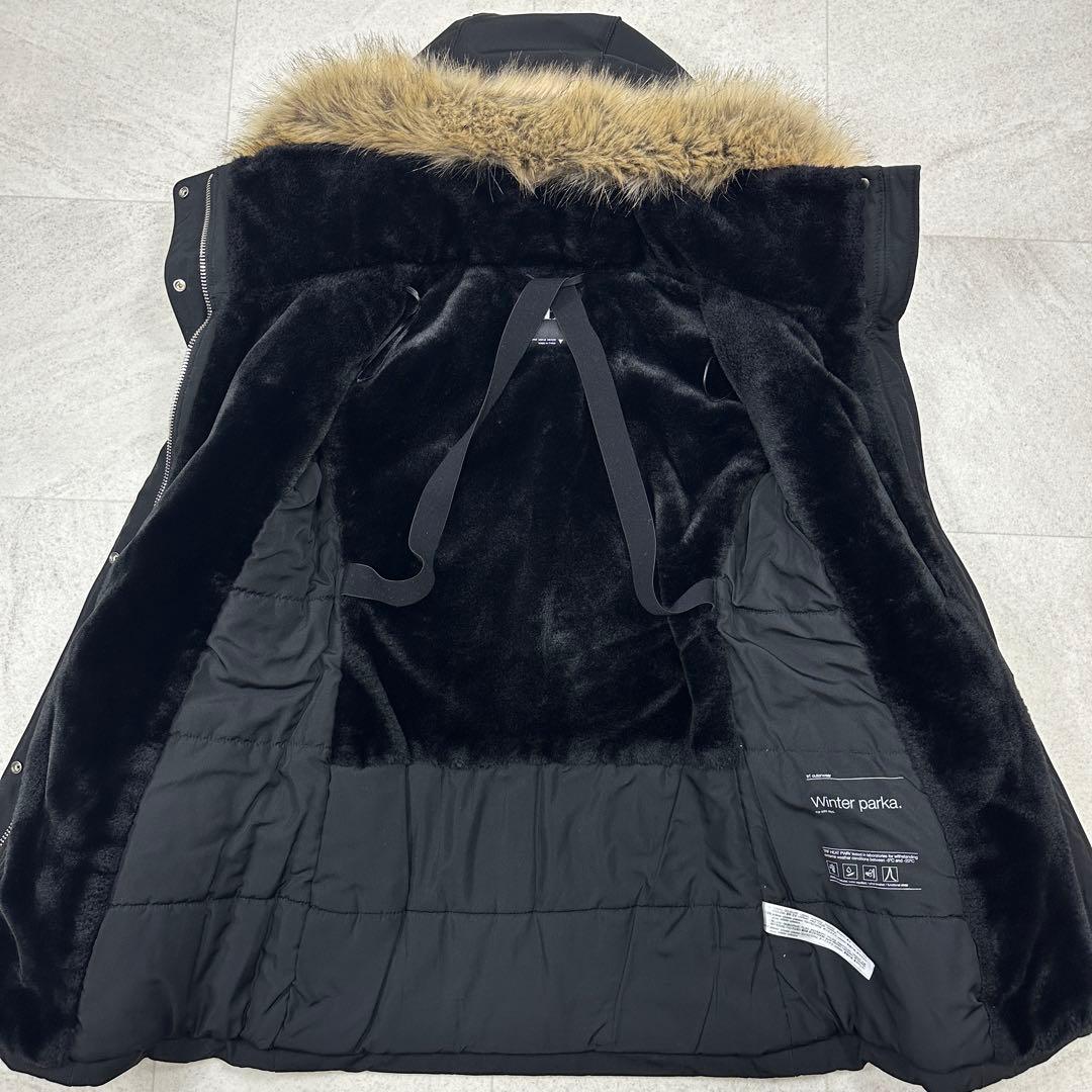 美品【ZARA】Winter parka モッズコート ファー フード Aライン