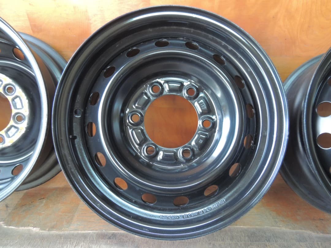 C51 15インチ スチールホイール セット 15x6J 139.7 ハイエース