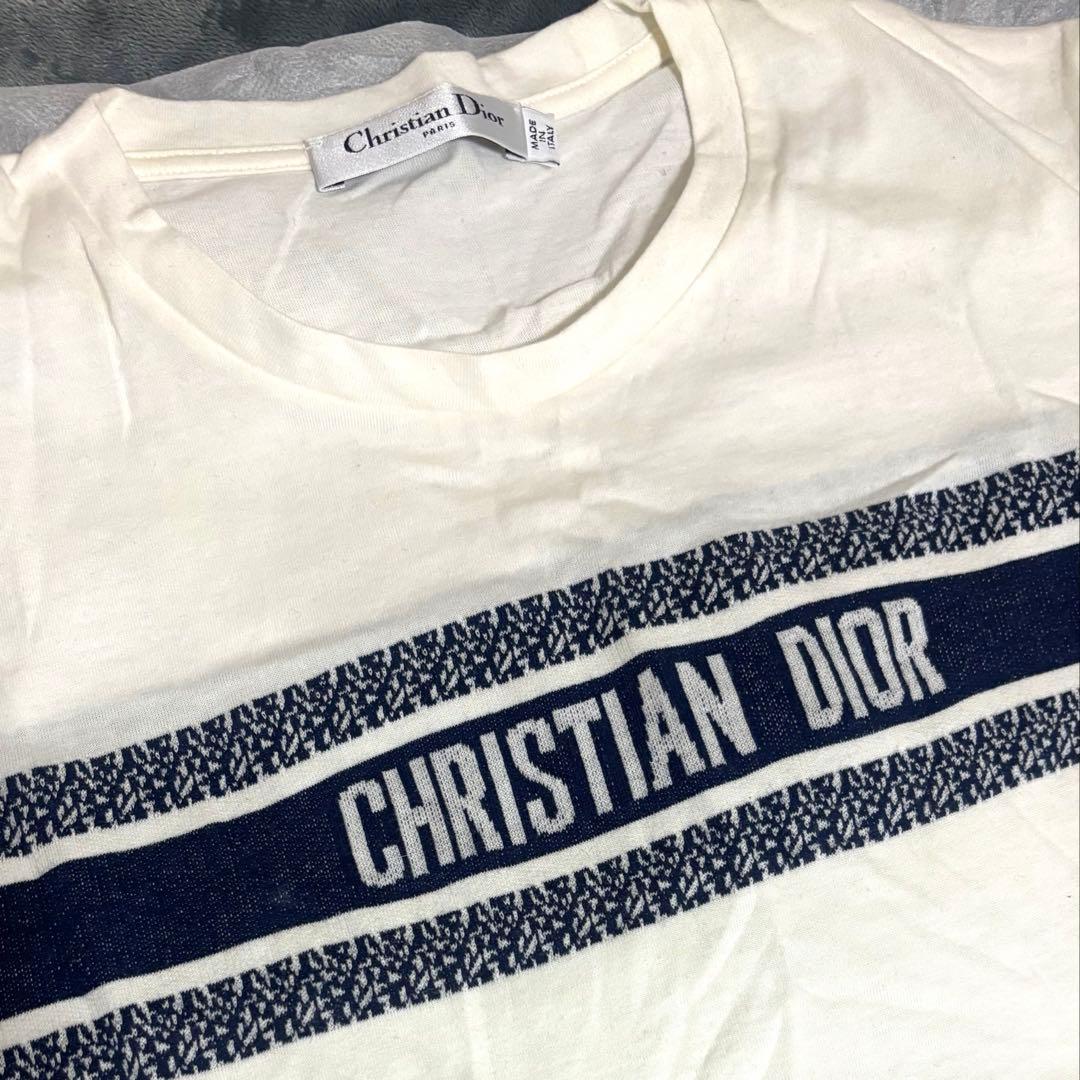 DIOR コットンジャージー Tシャツ Sサイズ