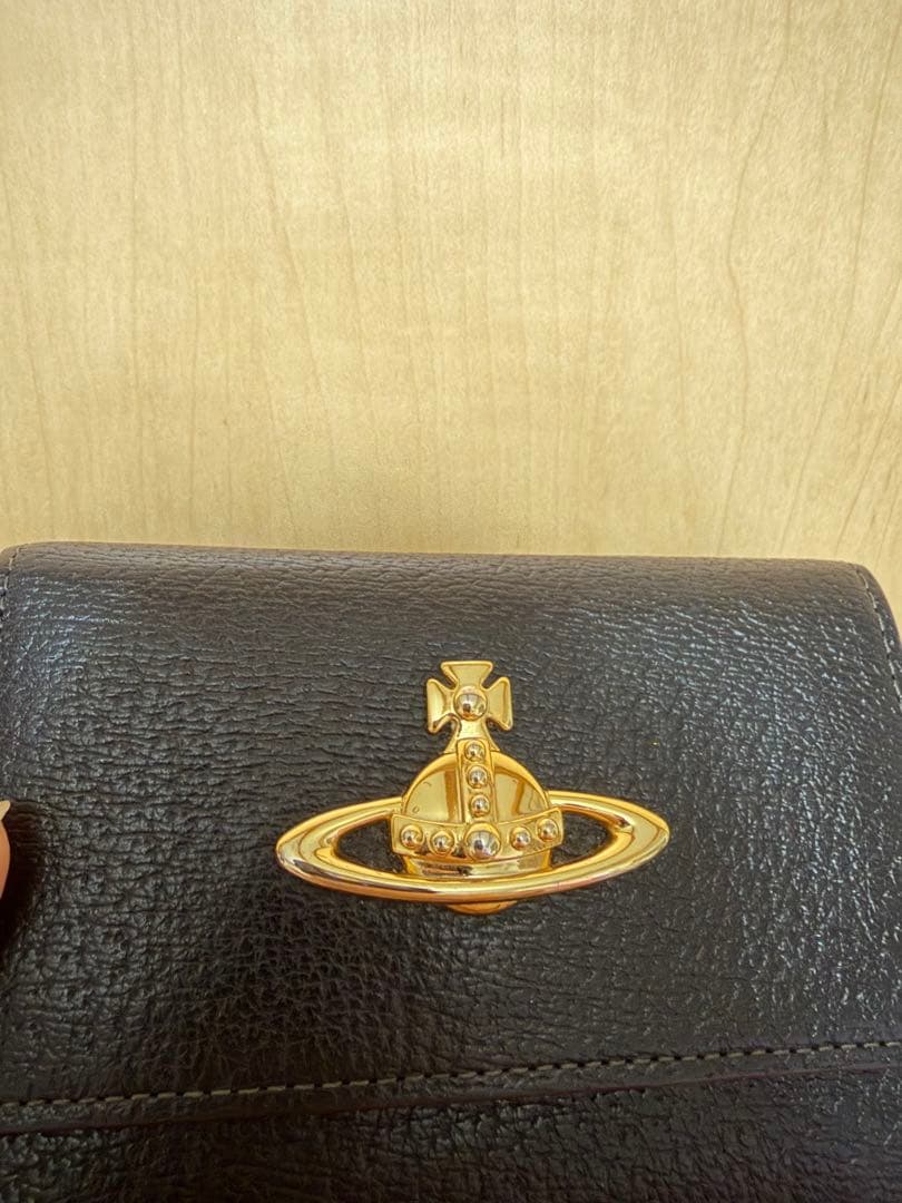 限界受験生 Vivienne Westwood 三つ折り財布 黒