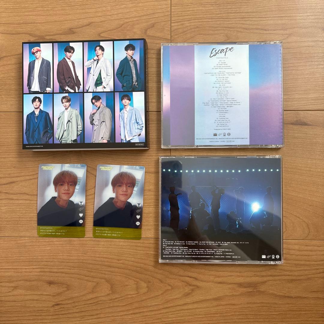 【初回限定盤】FANTASTICS Escape LIVECD